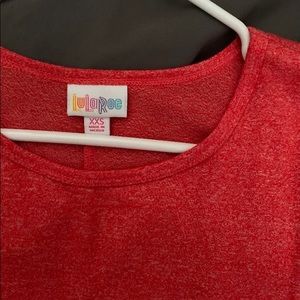 LuLaRoe red Carly, size XXS